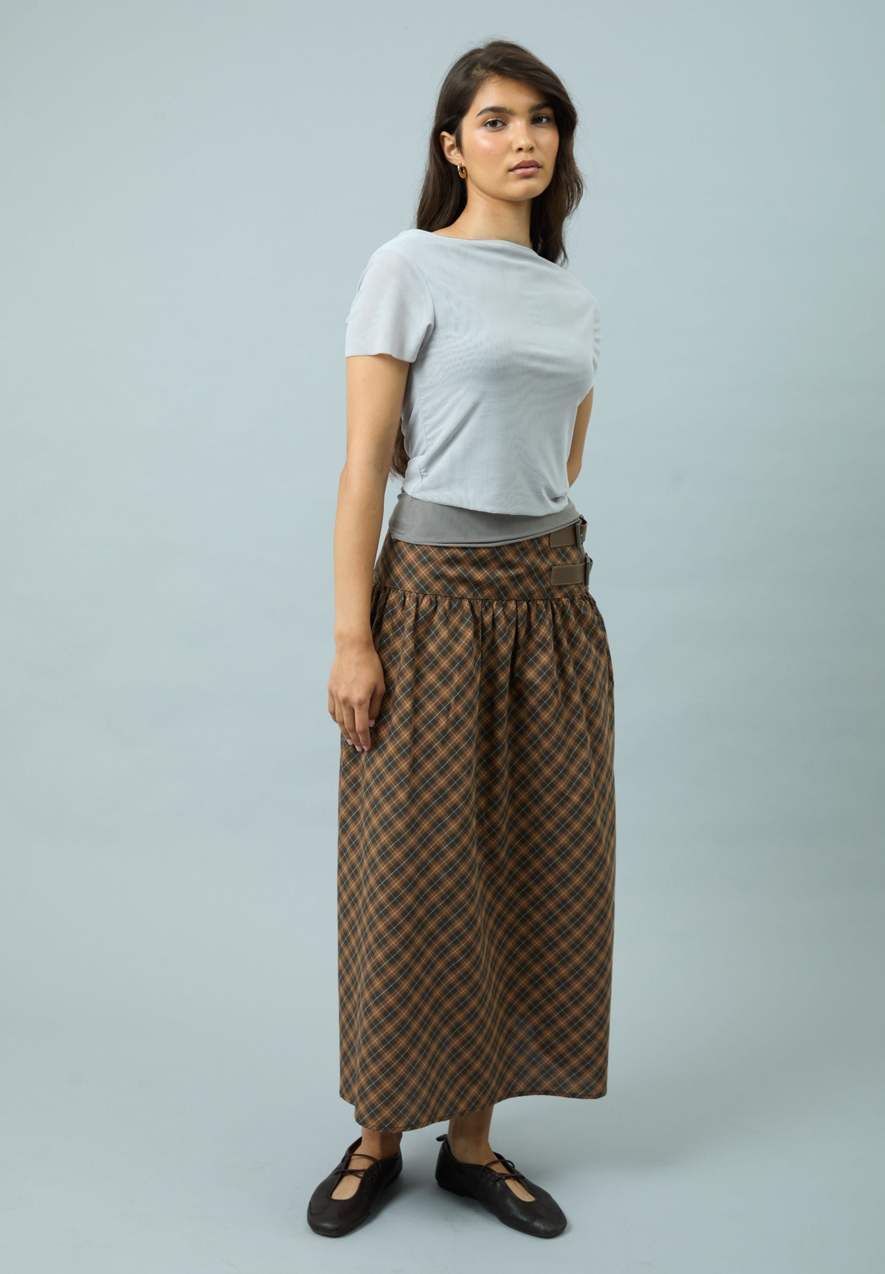 GREY DOUBLE LAYER TOP