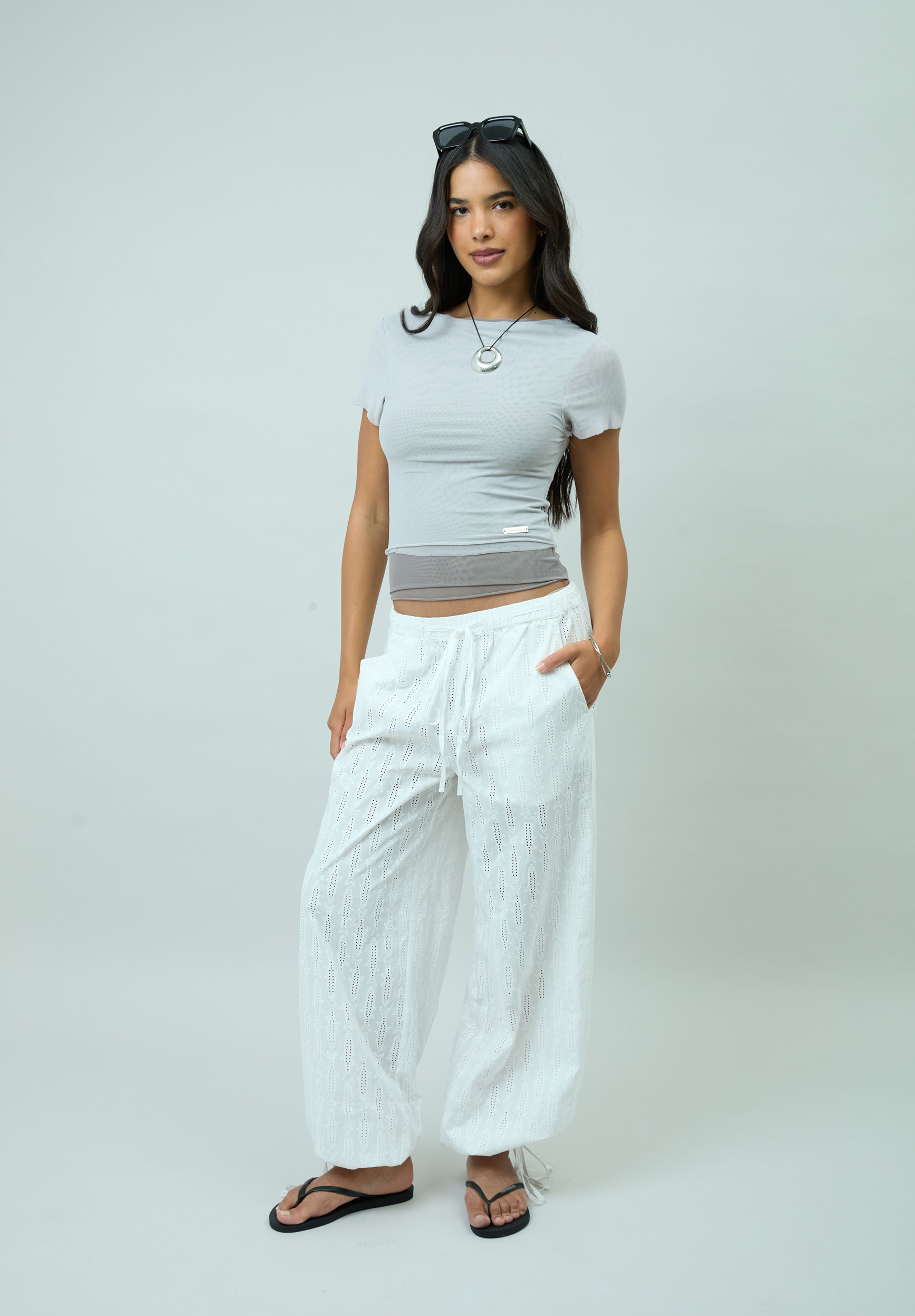 GREY DOUBLE LAYER TOP
